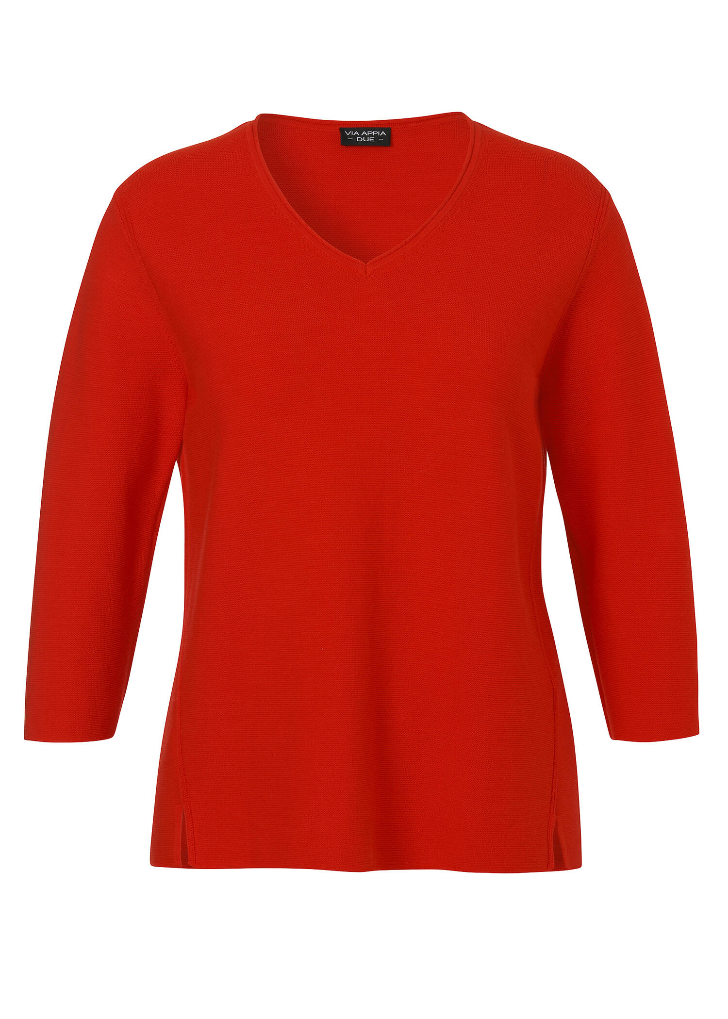 Softer 3/4-Arm Baumwoll-Pullover /