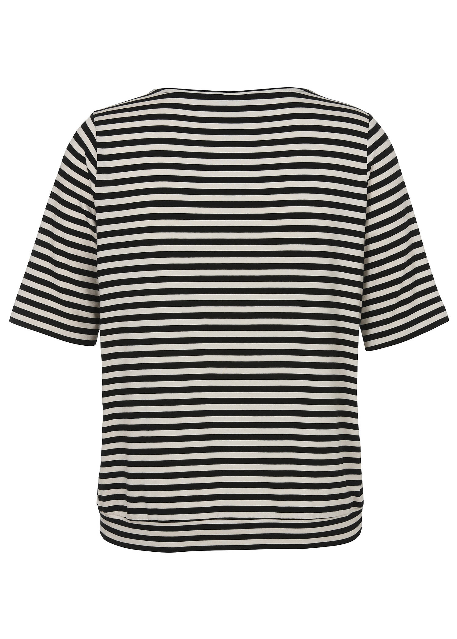 Halbarm-Shirt mit Mustermix Bicolor / 