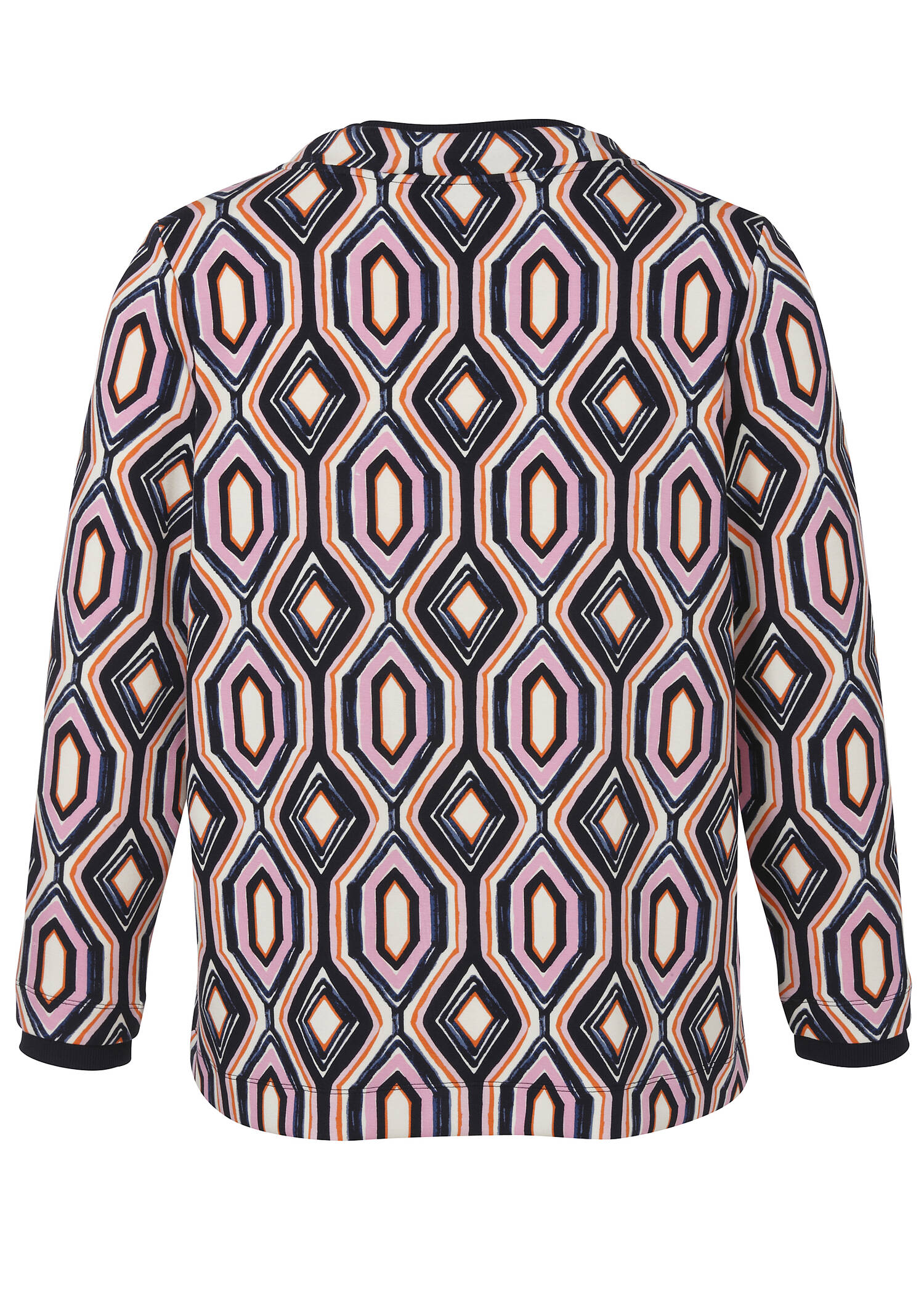 Stehkragen-Sweatshirt mit Print Marine Multicolor / 