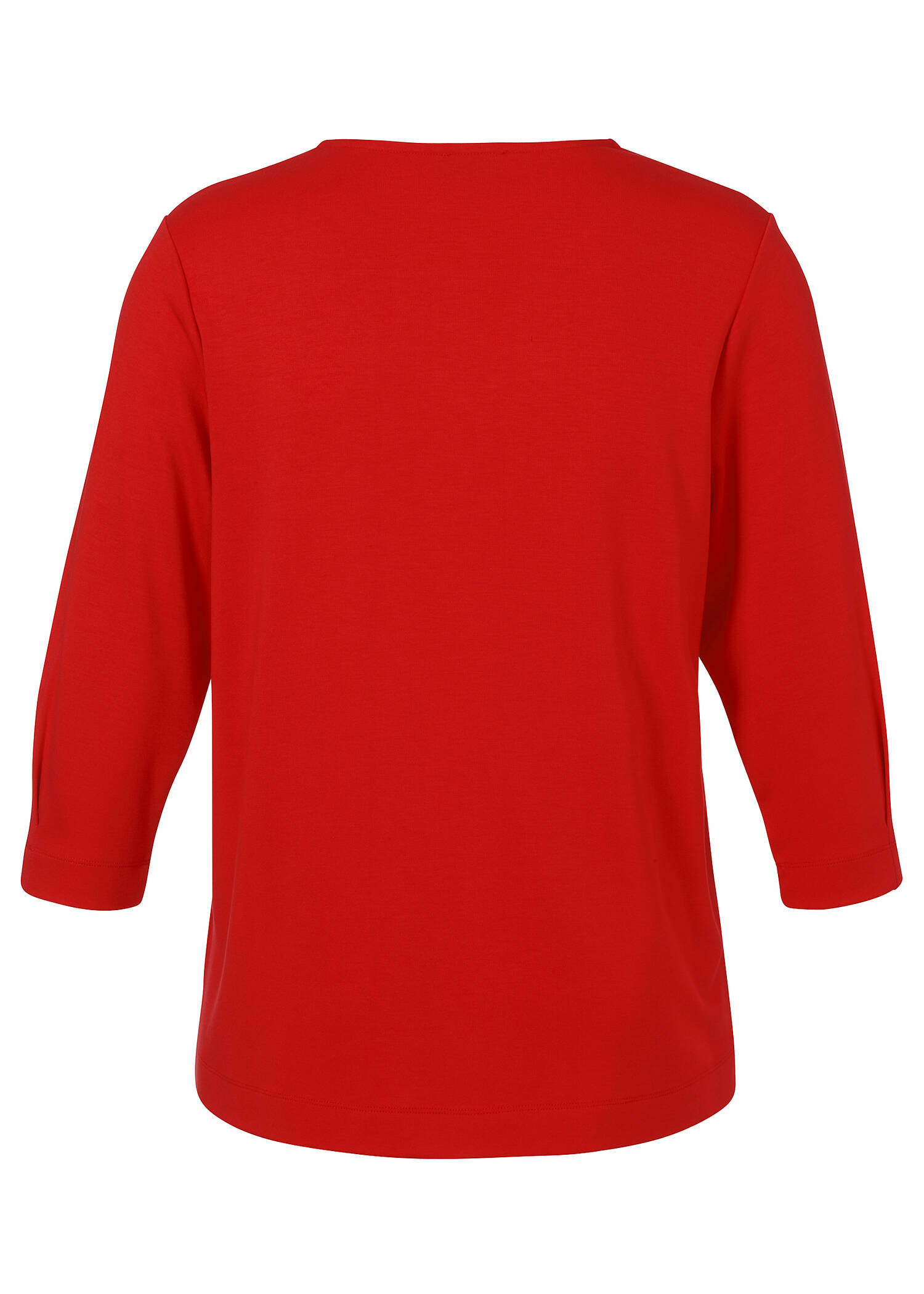 3/4-Arm Sweatshirt mit geschnürtem Ausschnitt /