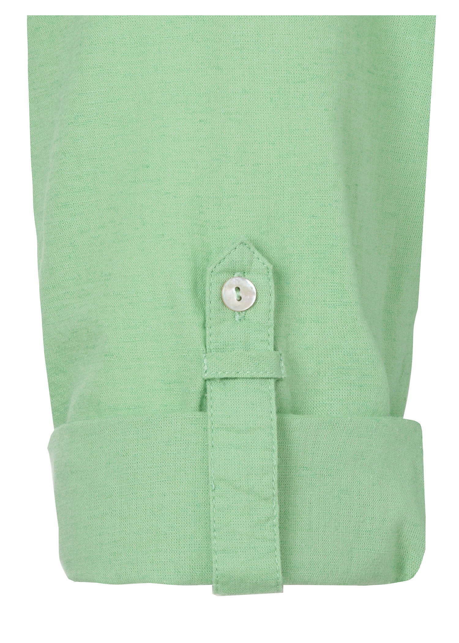 Edle 3/4-Arm Hemdbluse im Baumwoll-Leinen-Mix / 