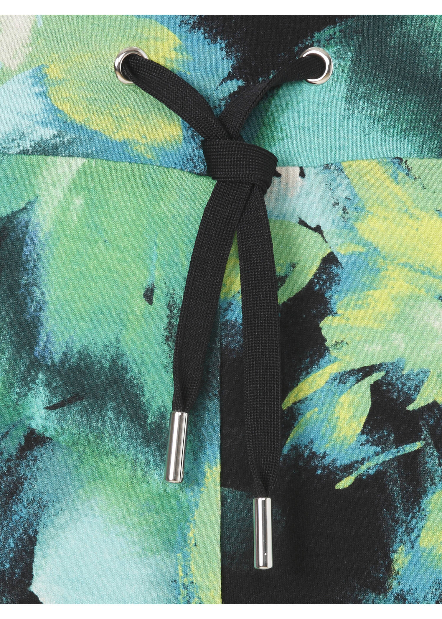 Modische Jersey Schlupfhose Flower Festival mit weitem Bein /