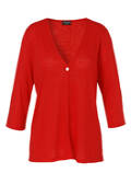 Leichte Feinstrickjacke mit Strukturmuster / 