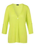 Leichte Feinstrickjacke mit Strukturmuster / 