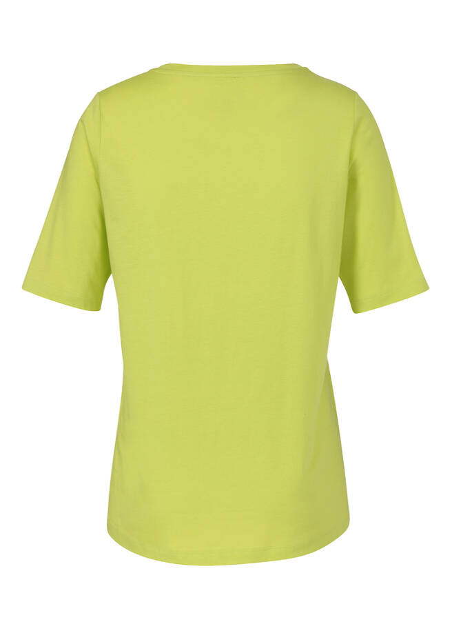 Softes Shirt mit geschmücktem Letter-Print / 