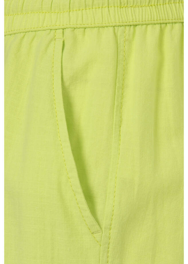 7/8 Schlupfhose aus zarter Baumwolle gerades Bein / 