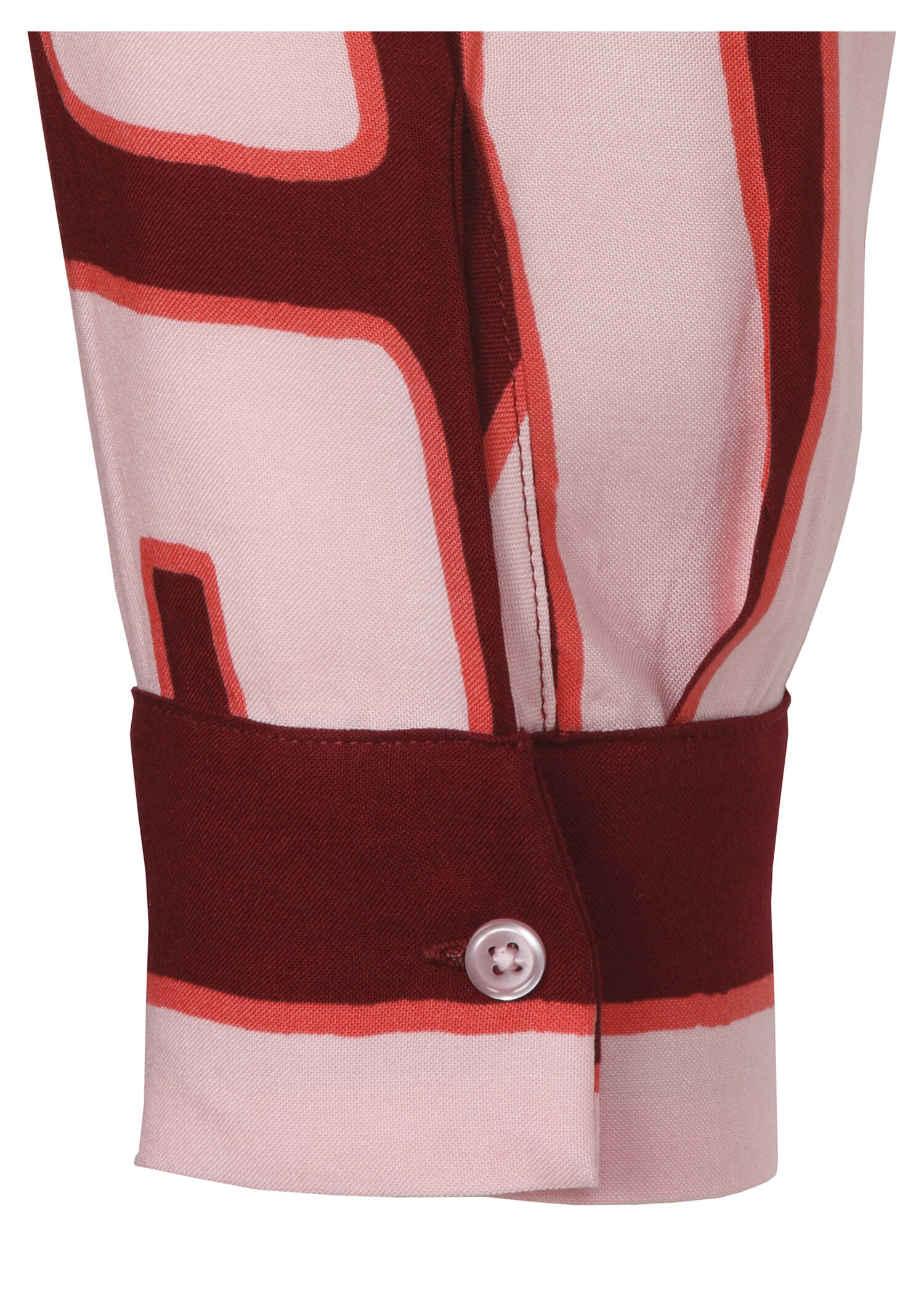 Fließende Viskose-Print-Bluse /