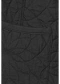 Schwarze Jacke mit Strukturmuster / 