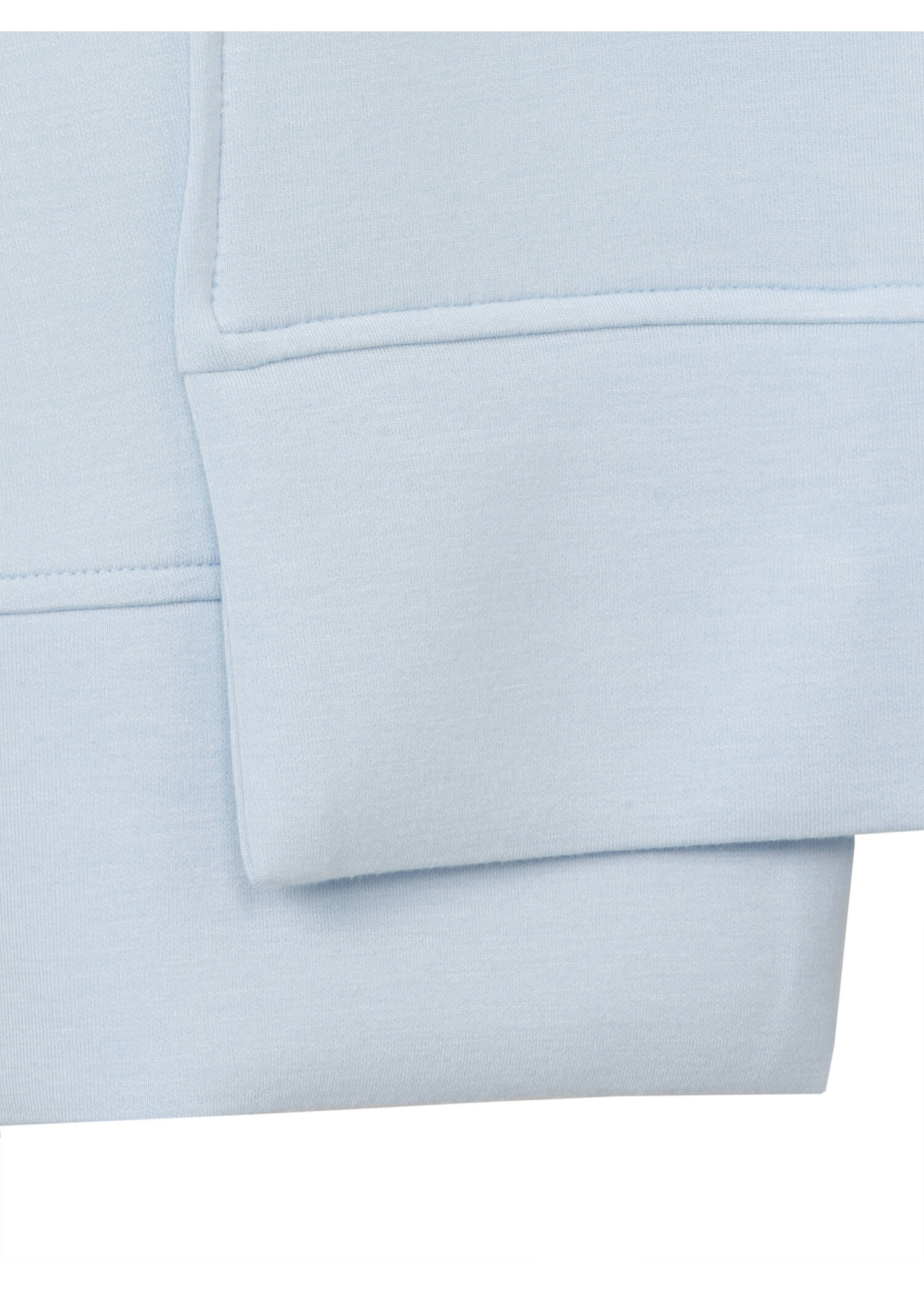 Softes Sweatshirt mit asymmetrischem Saum /