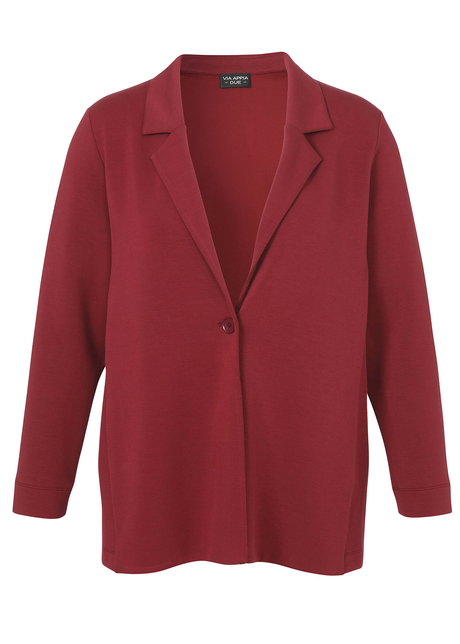 Softe Revers-Jacke in Trendfarbe / 