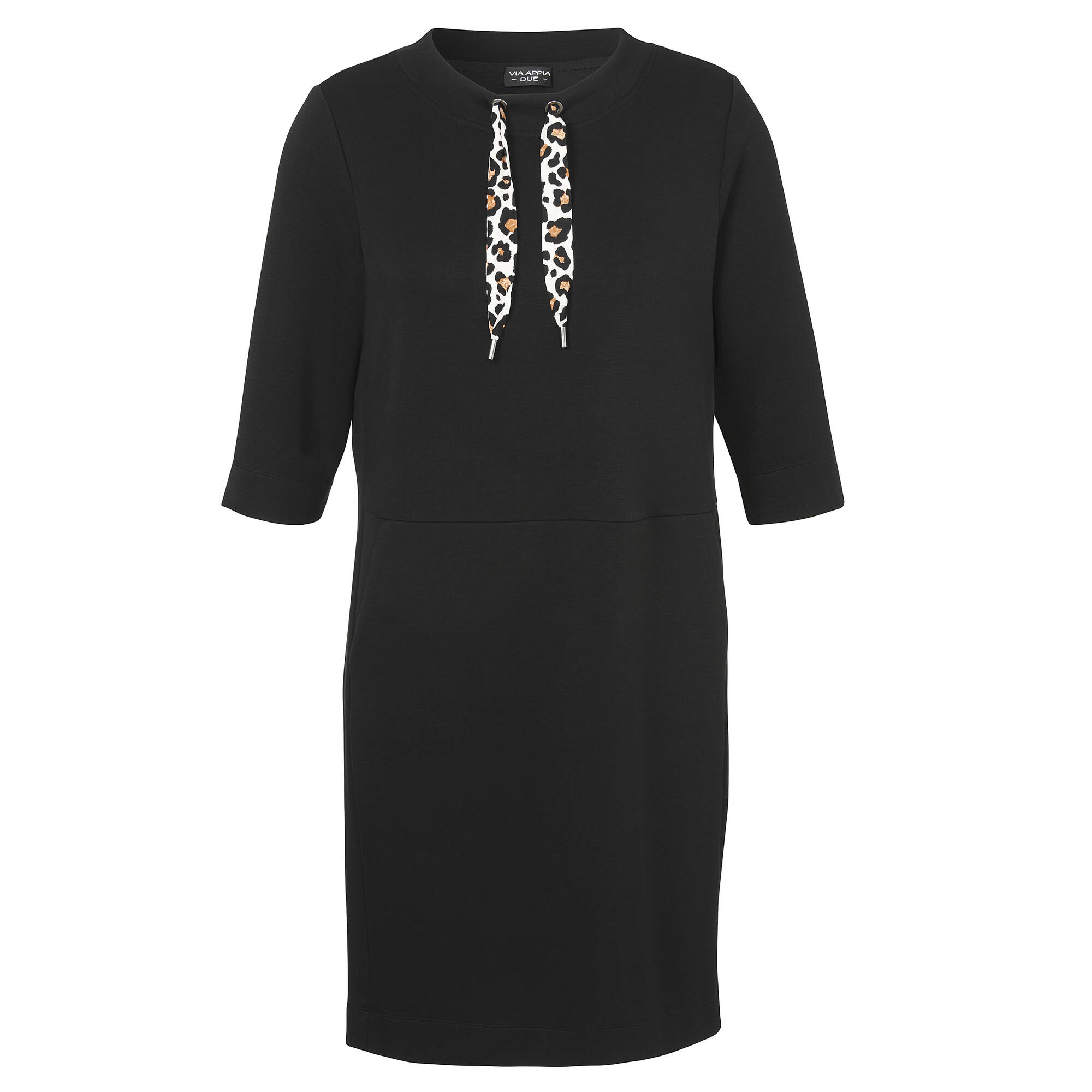 Softes 3/4-Arm Sweatkleid mit Taschen Softes 3/4-Arm Sweatkleid mit Taschen