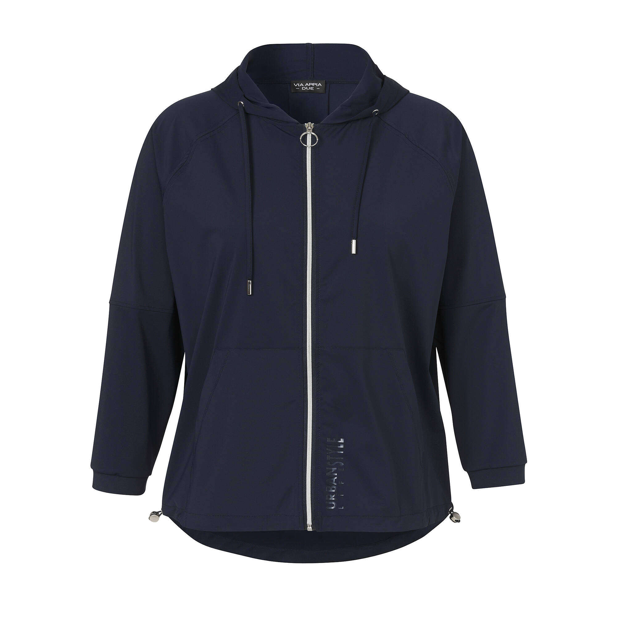 Dunkelblaue Kapuzenjacke Urban Life Style Dunkelblaue Kapuzenjacke Urban Life Style