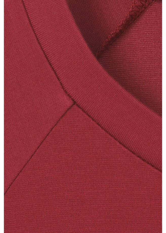 3/4-Arm Shirt Uni mit Ziernähten / 