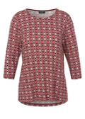 3/4-Arm Print Shirt / 