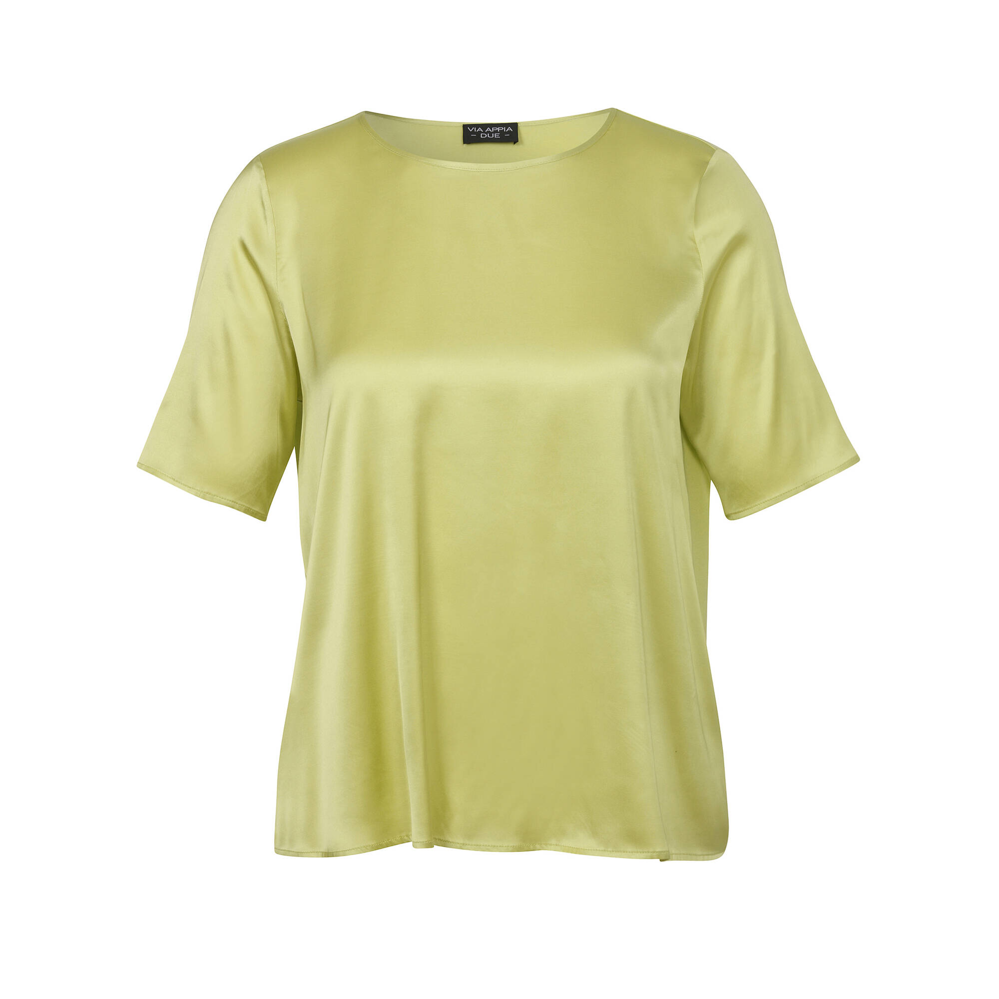 Halbarm-Blusen-Shirt matt glänzend Halbarm-Blusen-Shirt matt glänzend