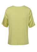 Halbarm-Blusen-Shirt matt glänzend / 
