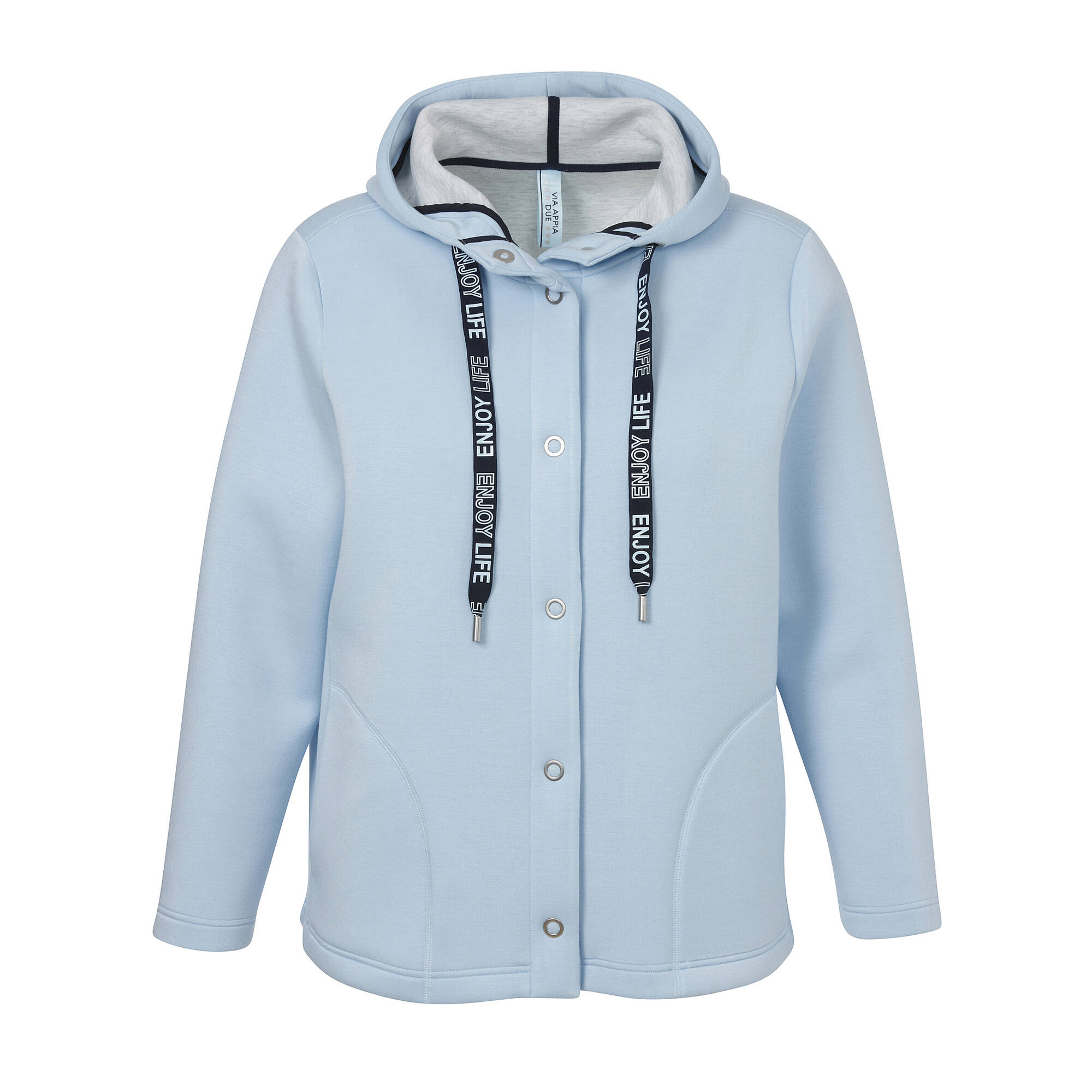 Softe Kapuzenjacke Eisblau Sporty Deluxe Softe Kapuzenjacke Eisblau Sporty Deluxe