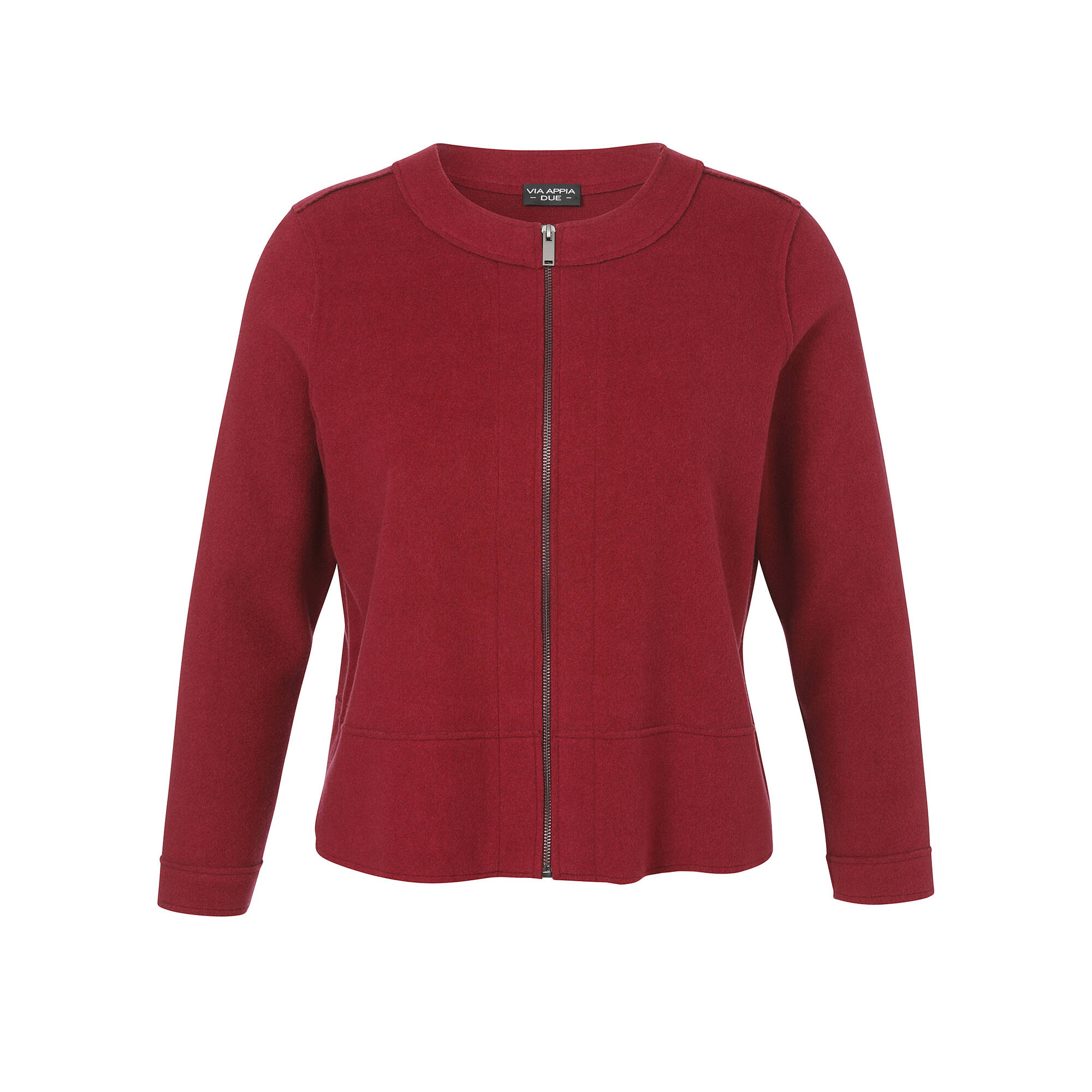 Edle Jacke Uni mit Zipper Edle Jacke Uni mit Zipper