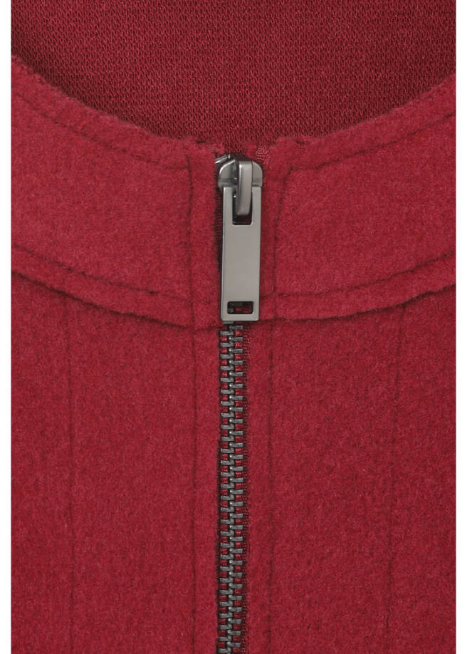 Edle Jacke Uni mit Zipper / 