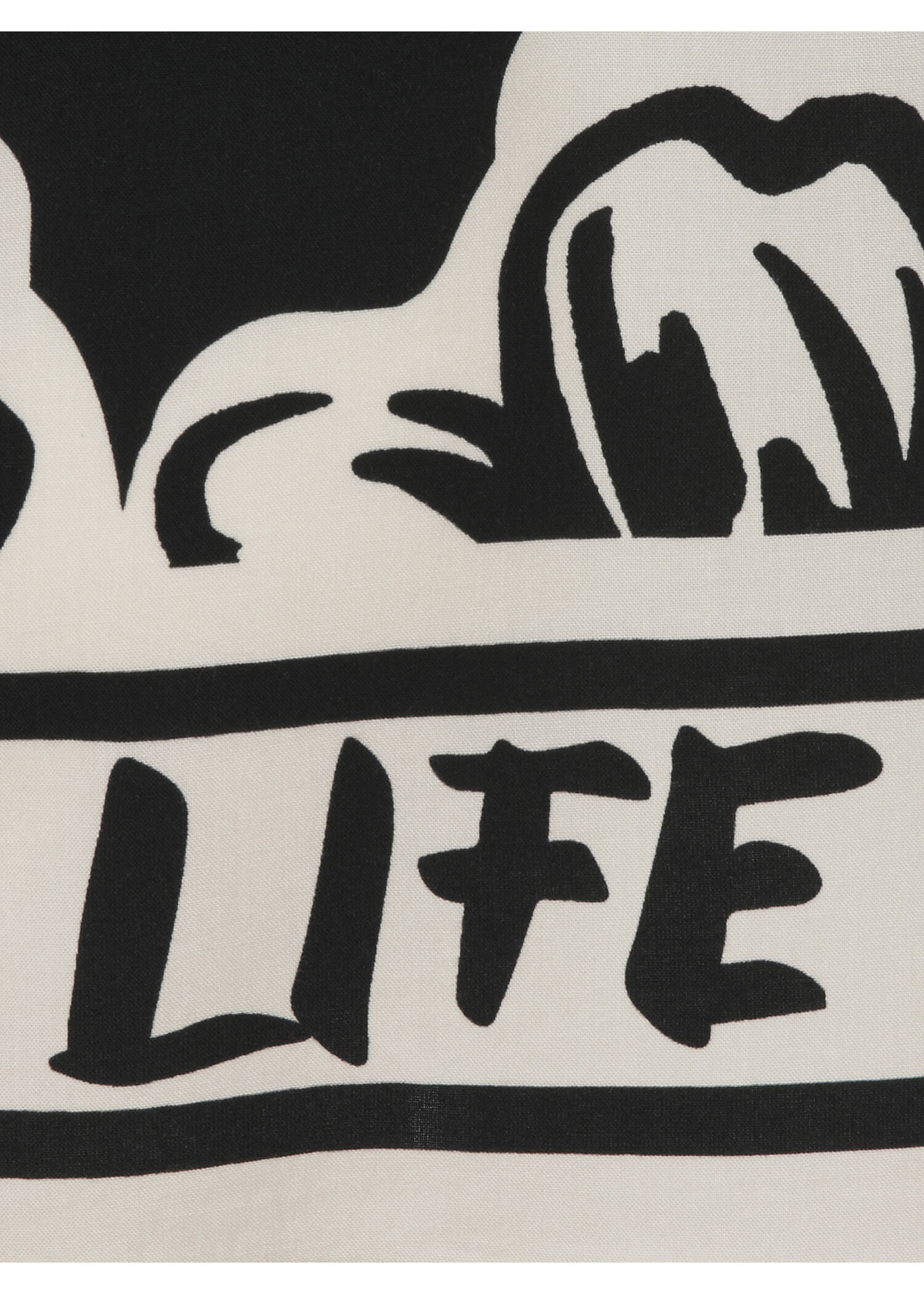 Zarte Viskose Schlupfbluse Print Bicolor /