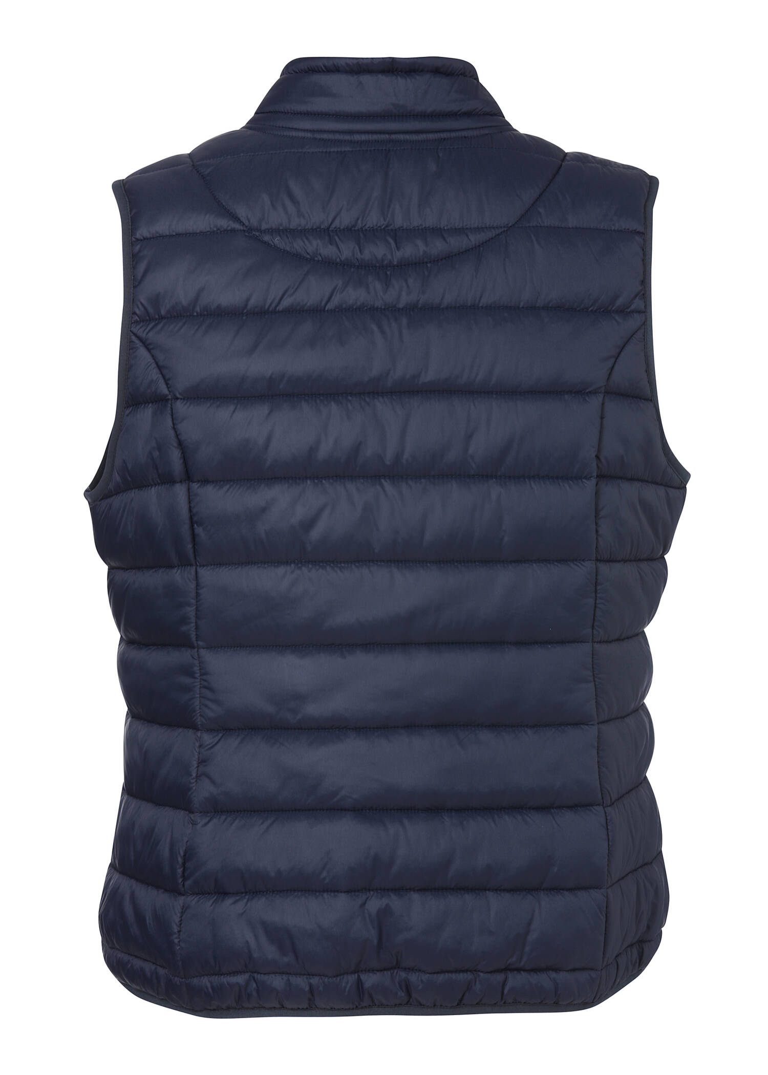 Wattierte Steppweste mit Zipper / 