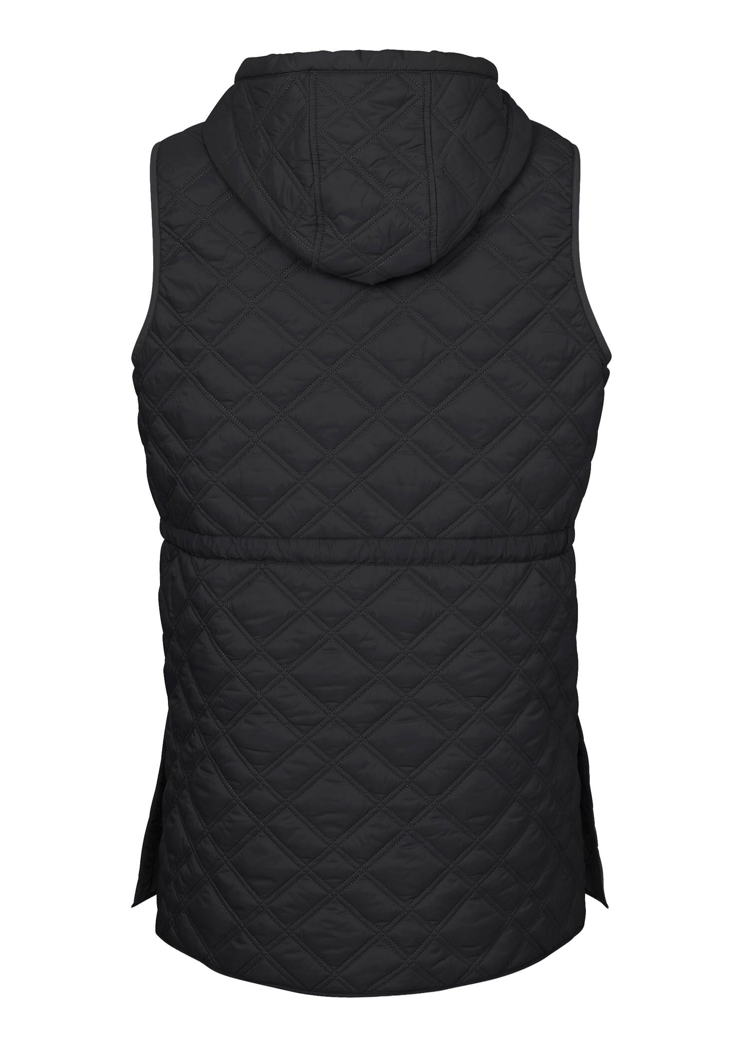 Steppweste mit Kapuze / 