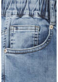Flared Jeans Hellblau Used-Look /