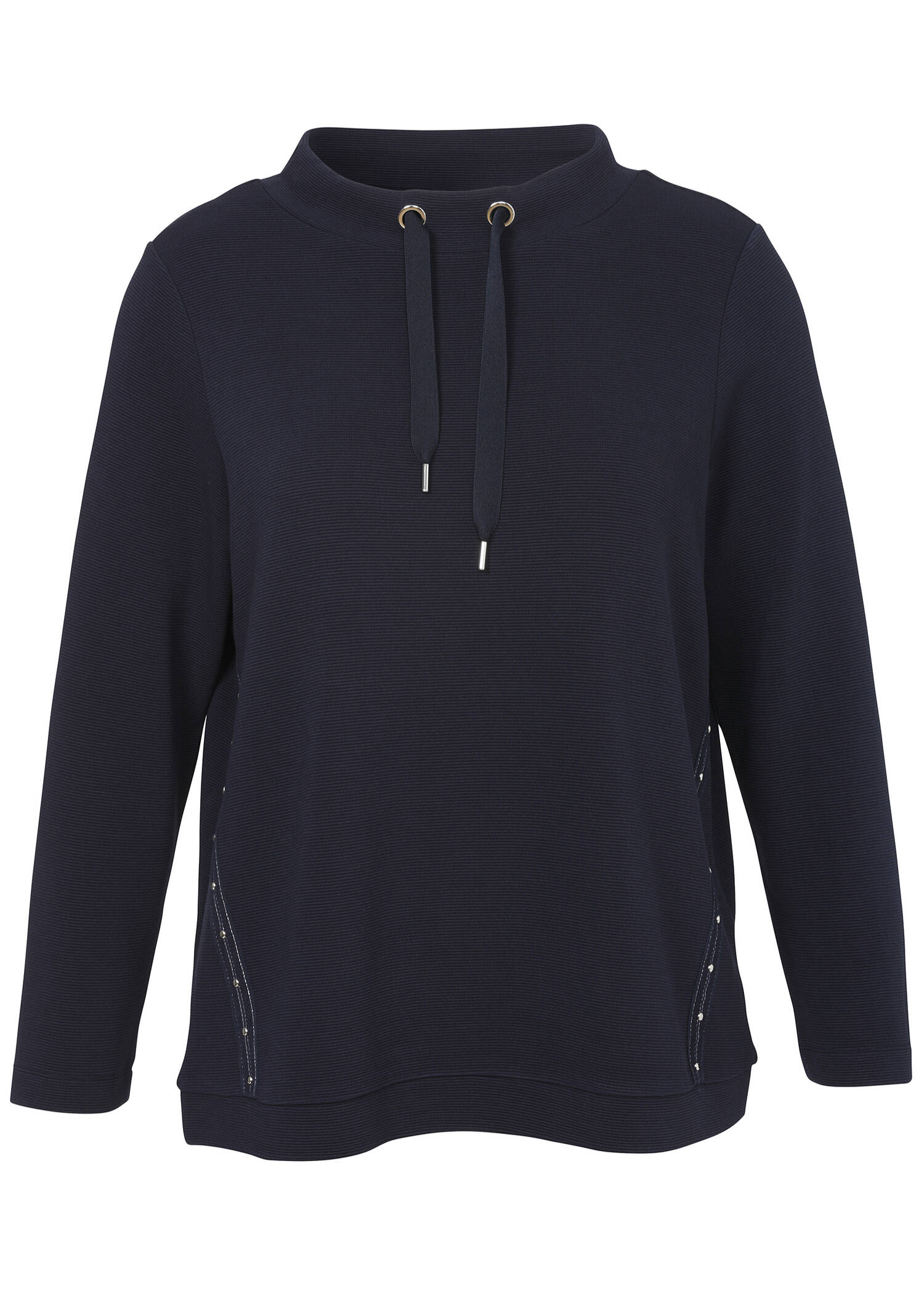 Fein geripptes Sweatshirt / 