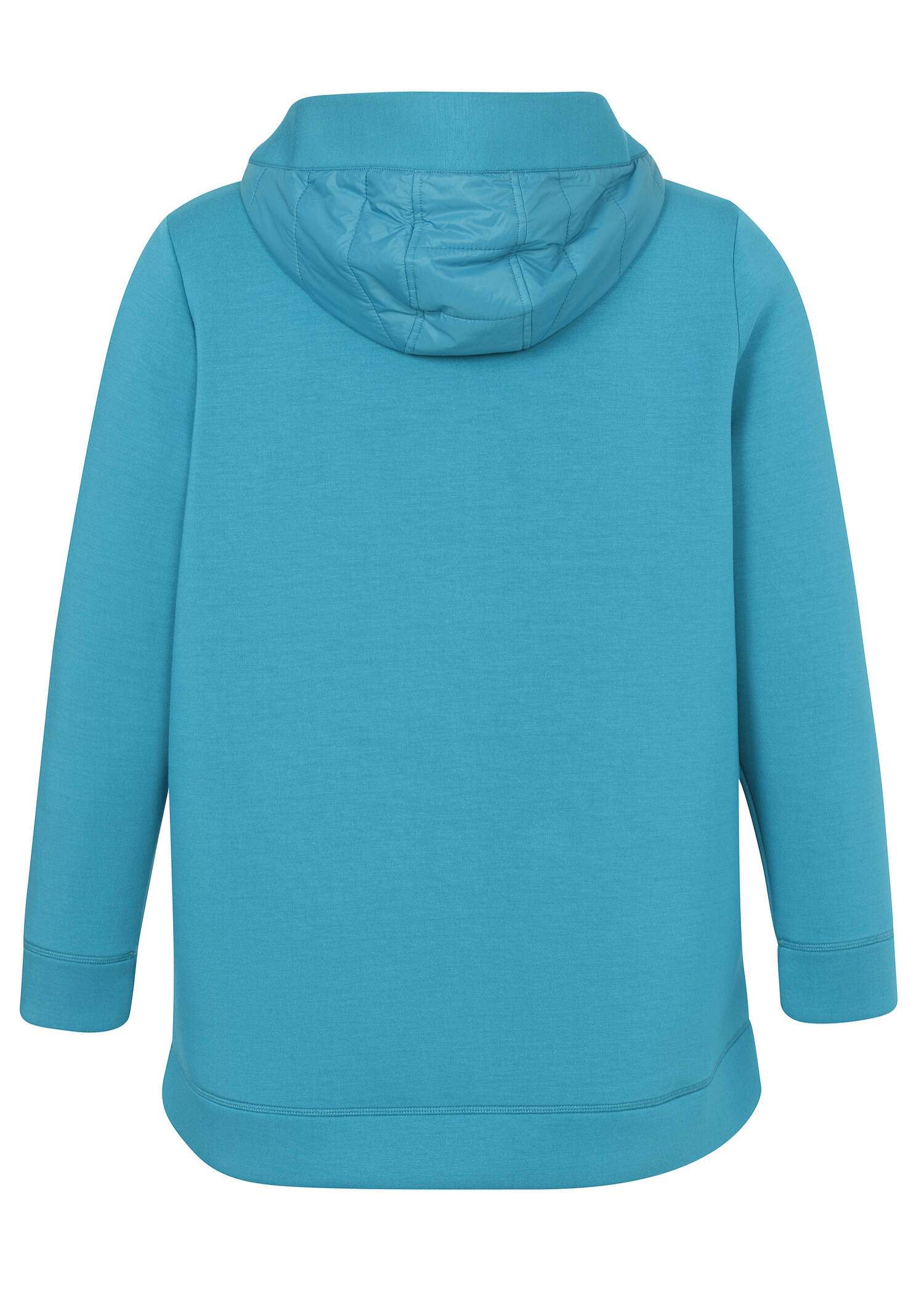 Weiche Scuba Kapuzen-Jacke mit Stepp-Details / 