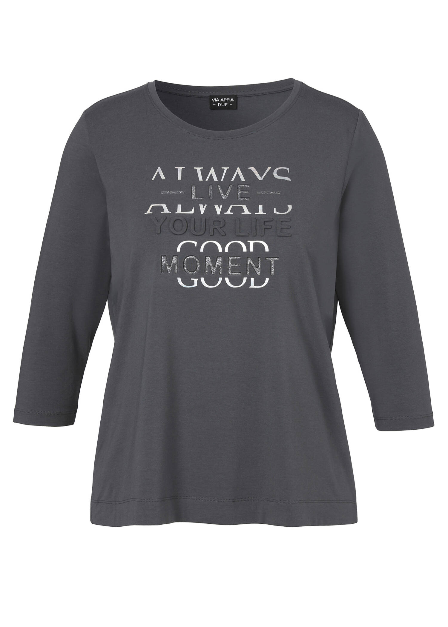 Softes 3/4-Arm Jersey Shirt mit Frontmotiv / 