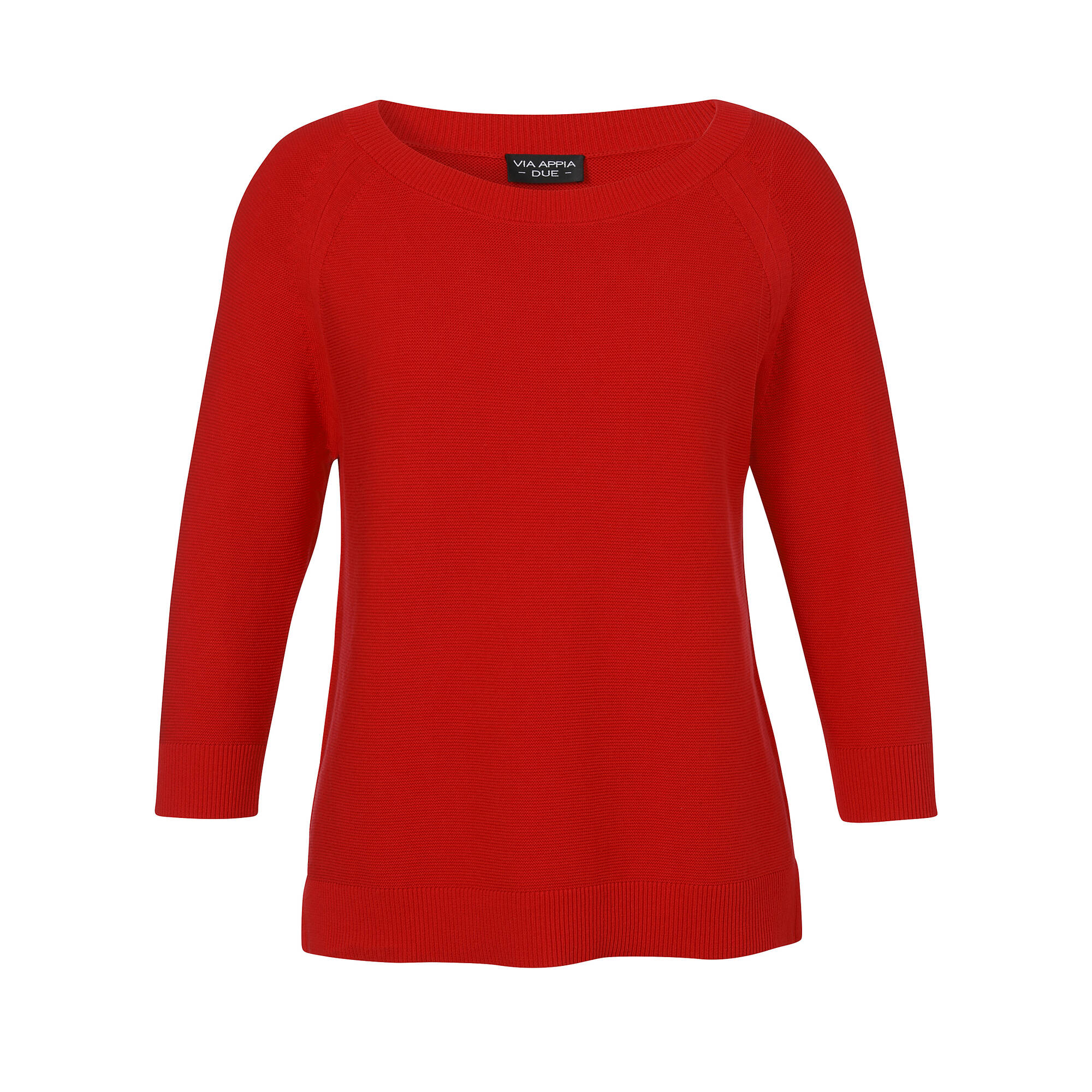 Softer Baumwoll-Pullover 3/4-Arm