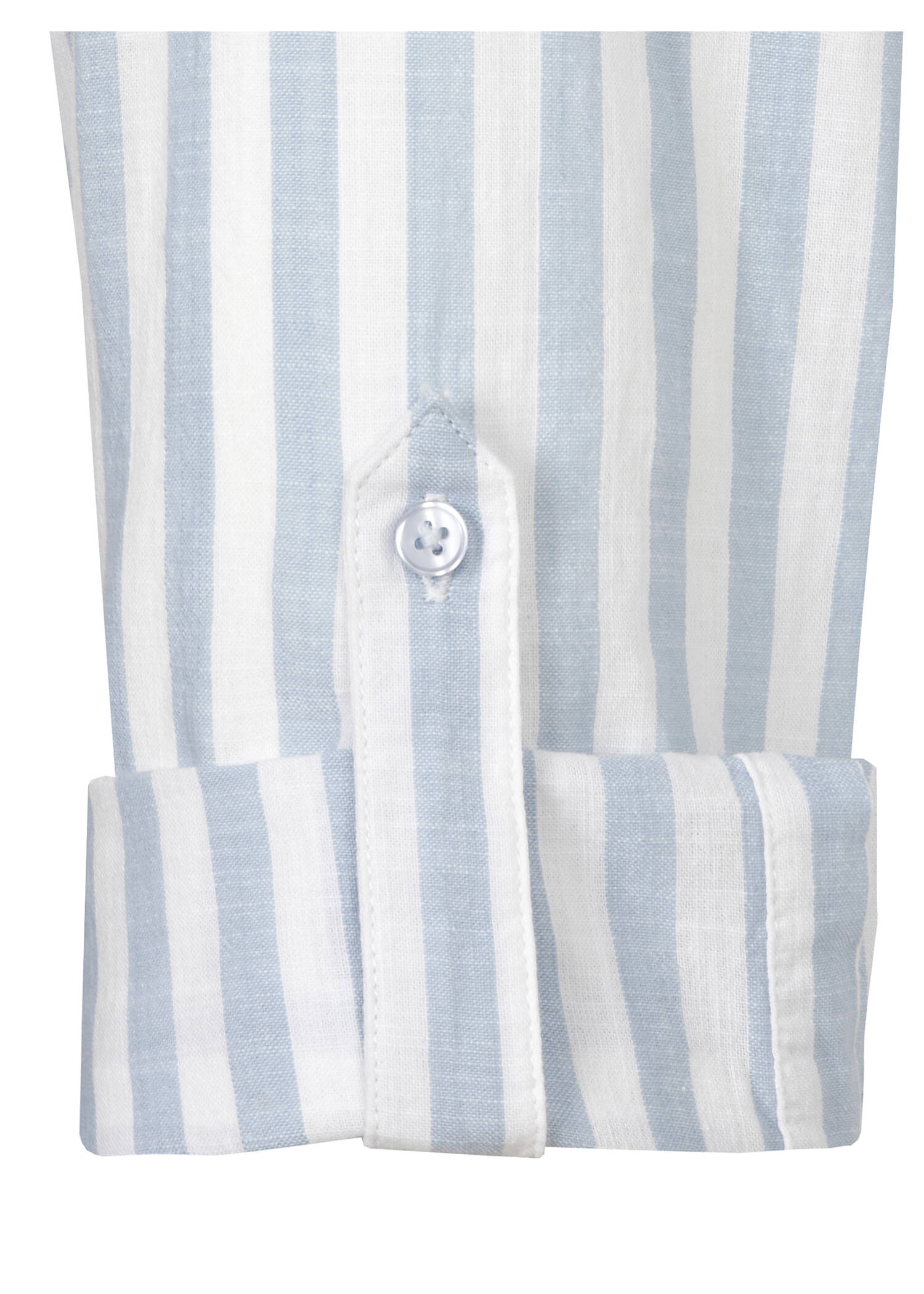 Kragenlose Hemdbluse aus zarter, softer Baumwolle /