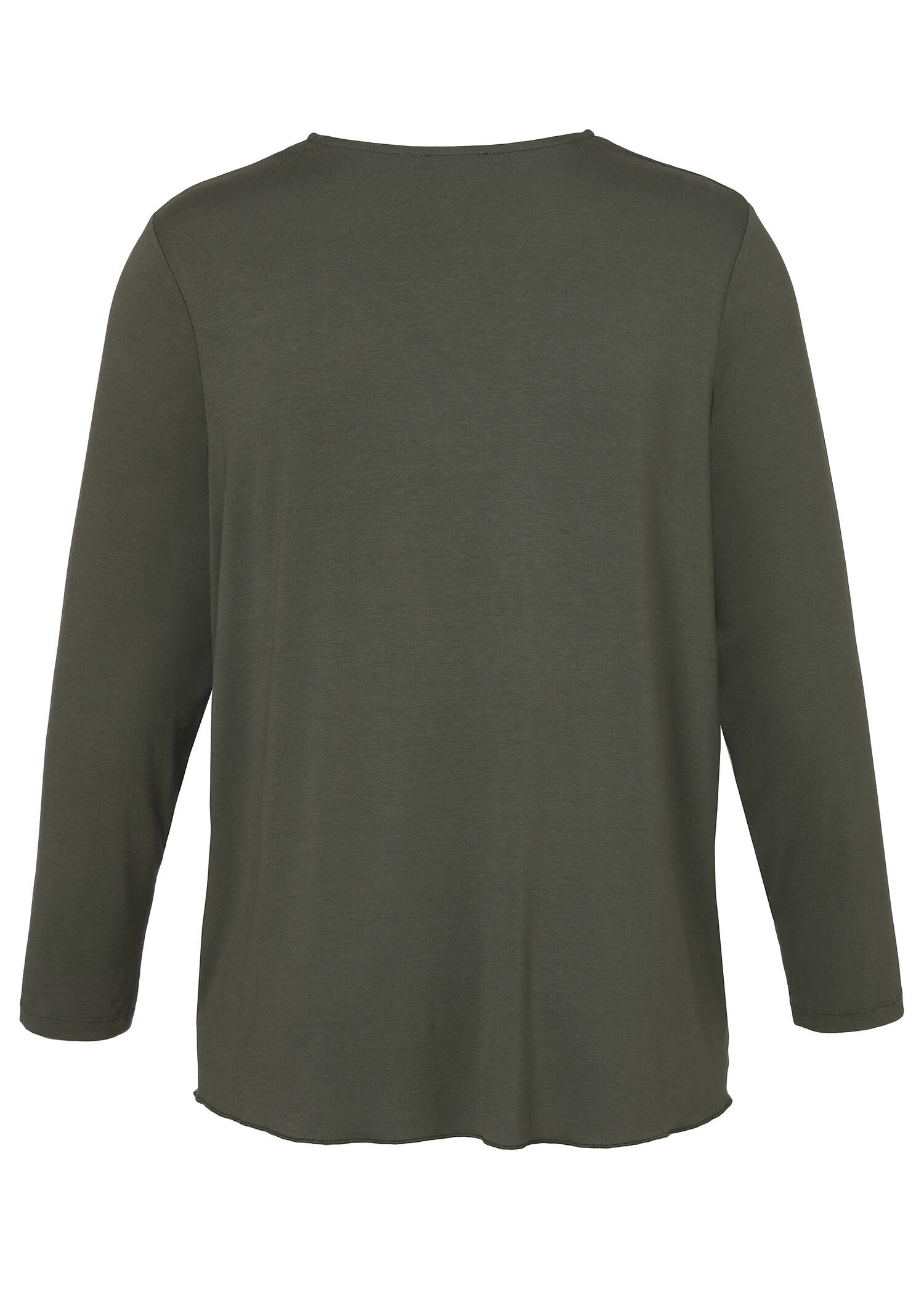 Leichte Jersey Jacke mit Wasserfall-Front /