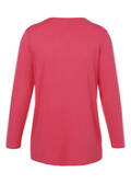Leichte Jersey Jacke mit Wasserfall-Front / 