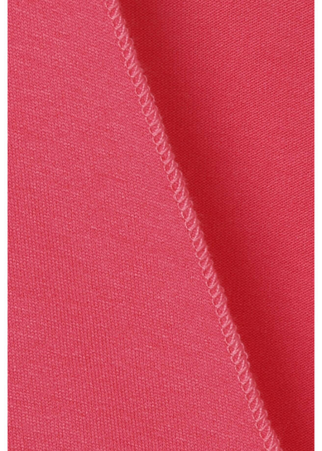 Leichte Jersey Jacke mit Wasserfall-Front / 