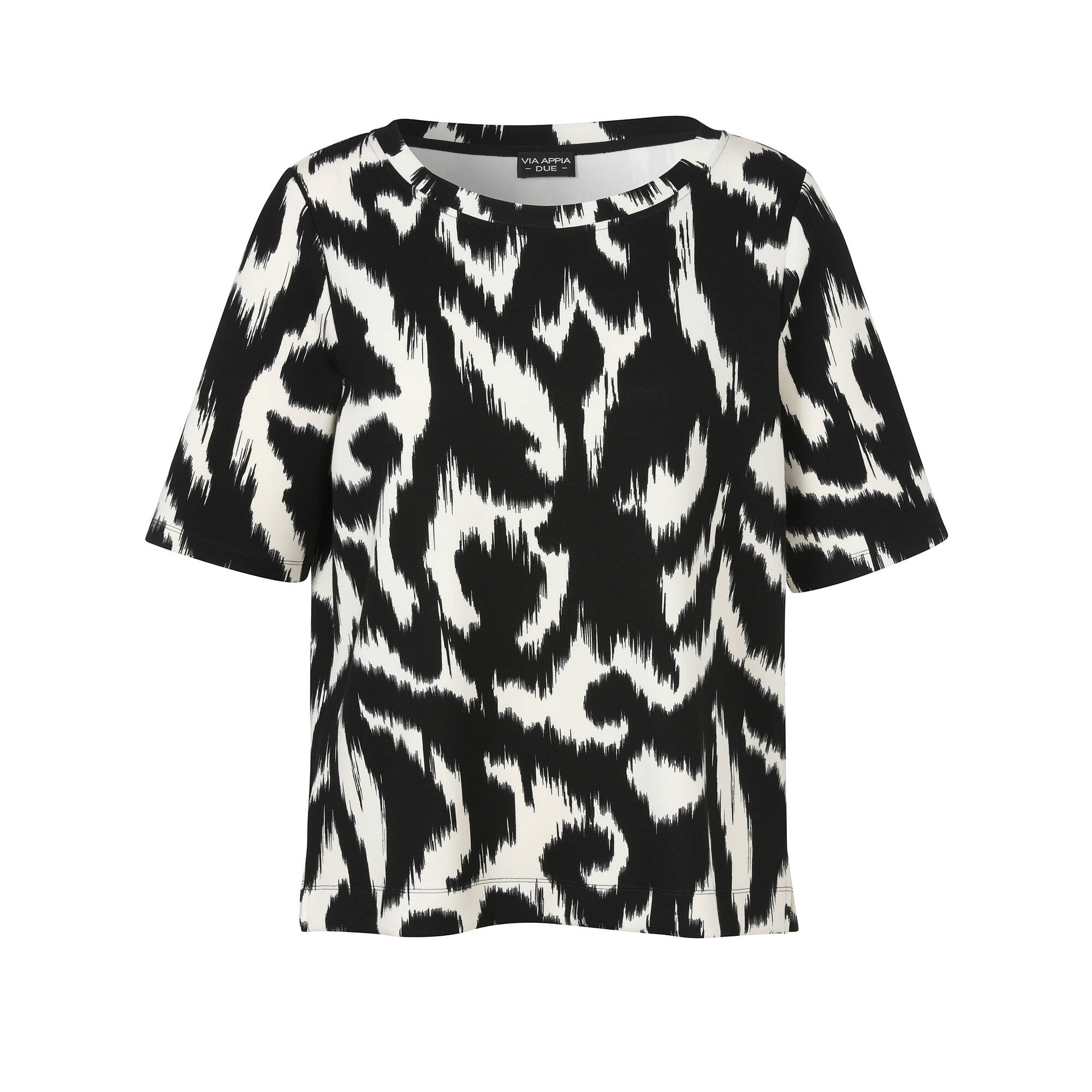 Halbarm-Sweatshirt mit Allover-Print