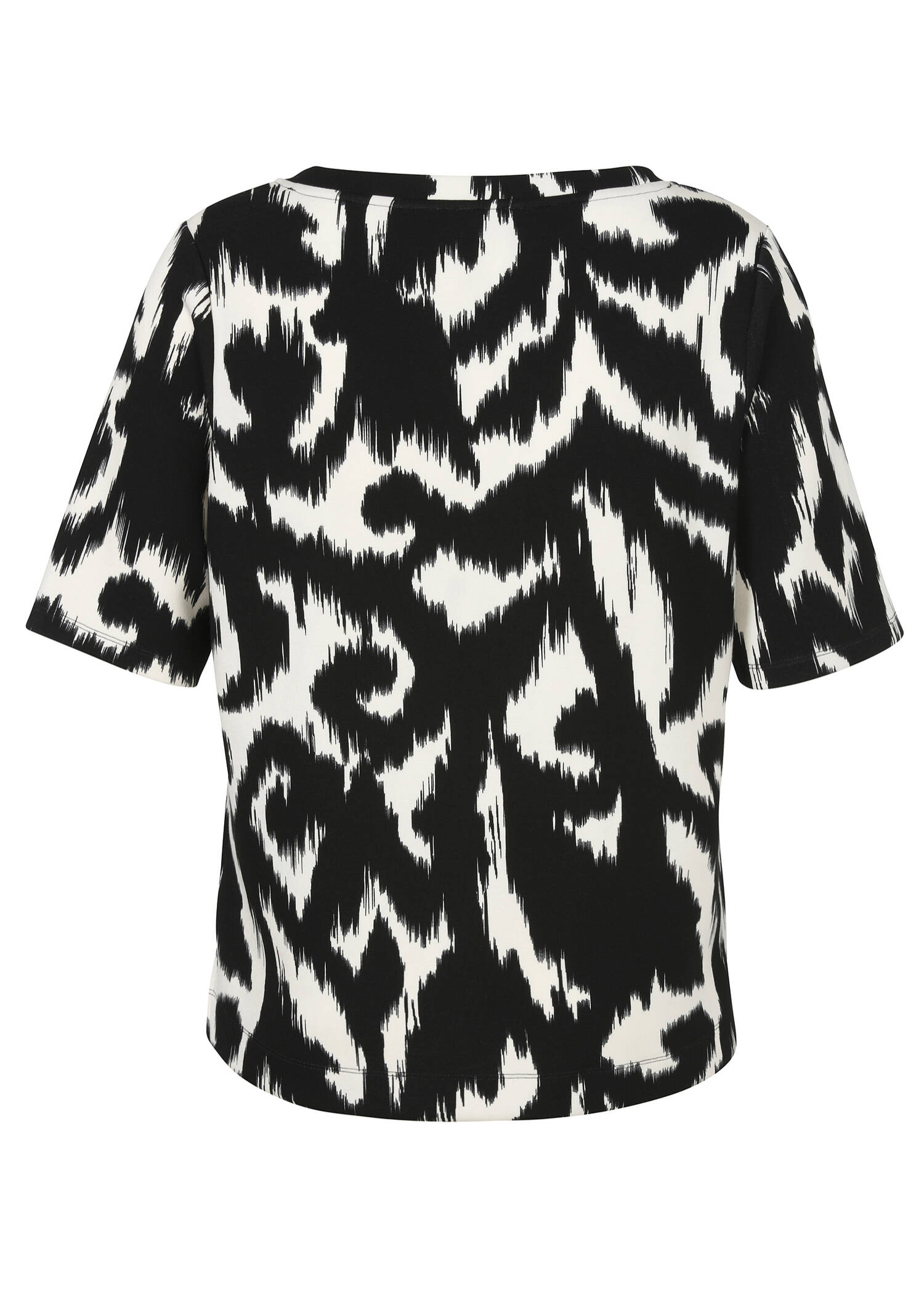 Halbarm-Sweatshirt mit Allover-Print /