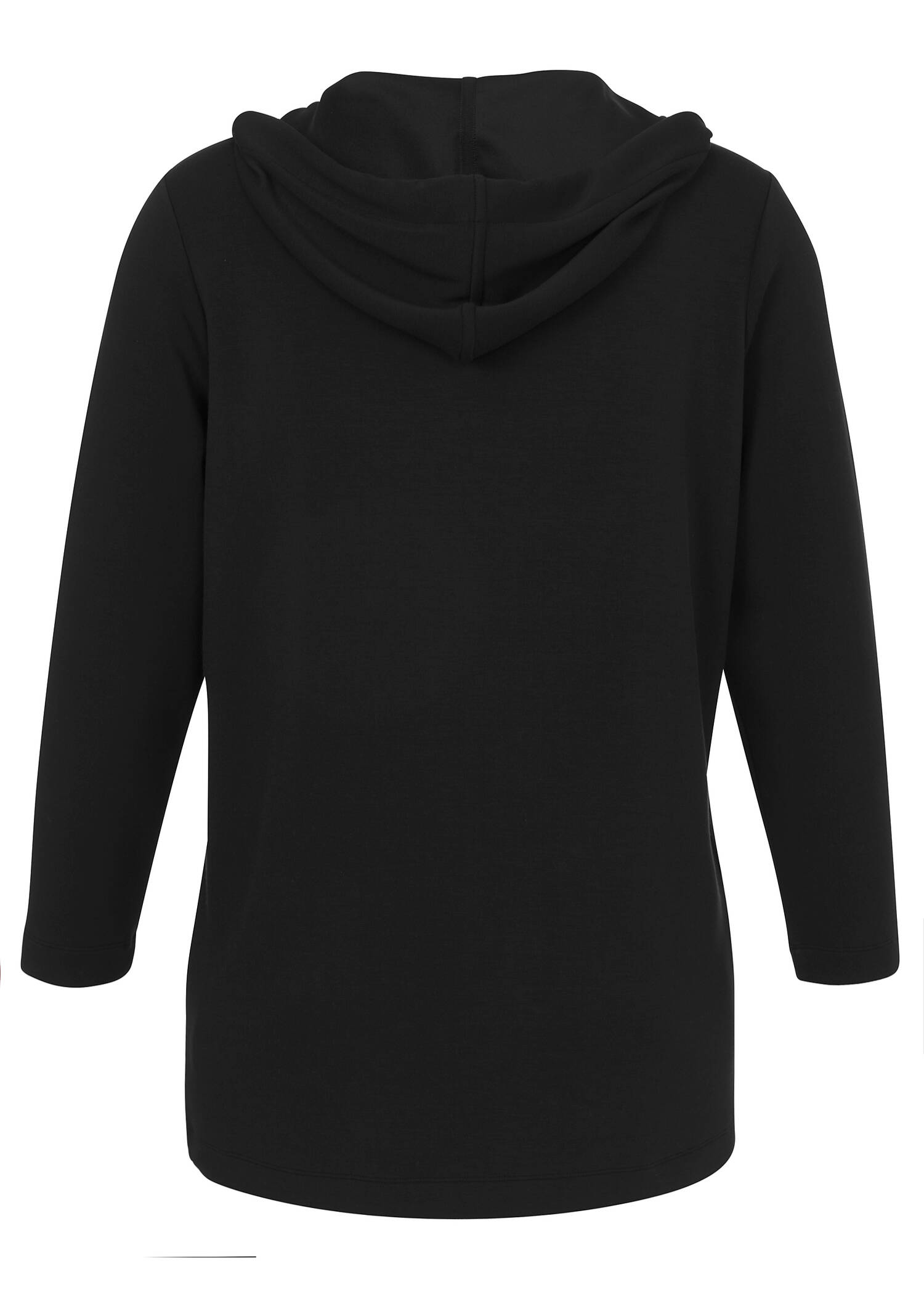Offene Jacke mit Kapuze /