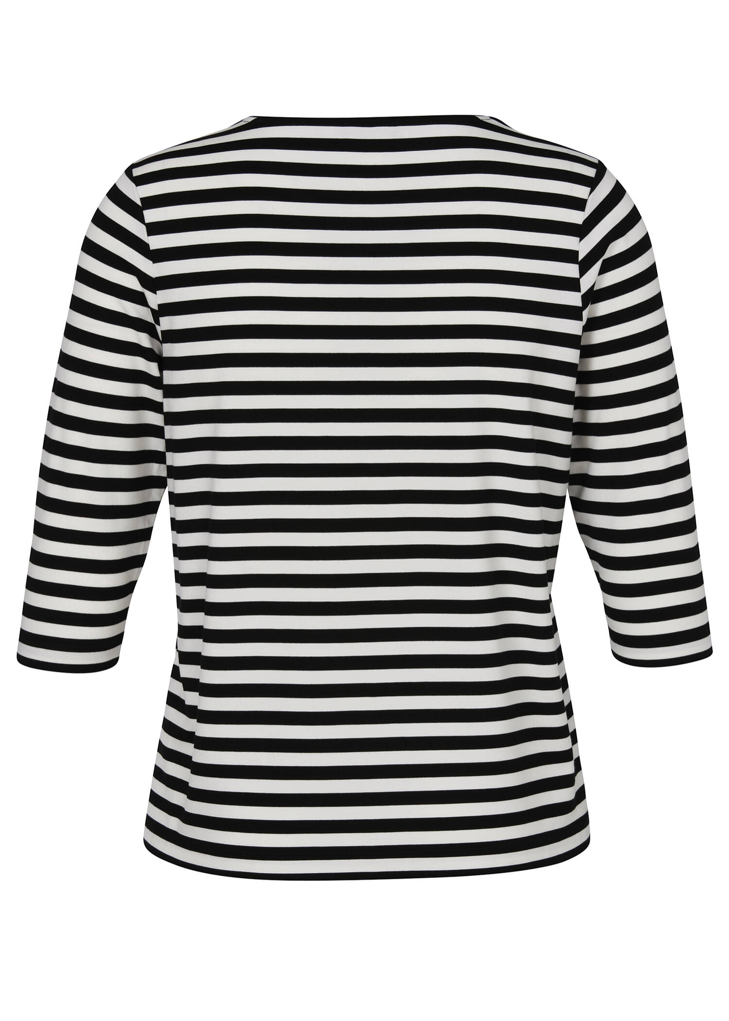 3/4-Arm-Shirt mit Streifen /
