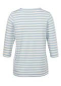 3/4-Arm-Shirt mit Streifen / 