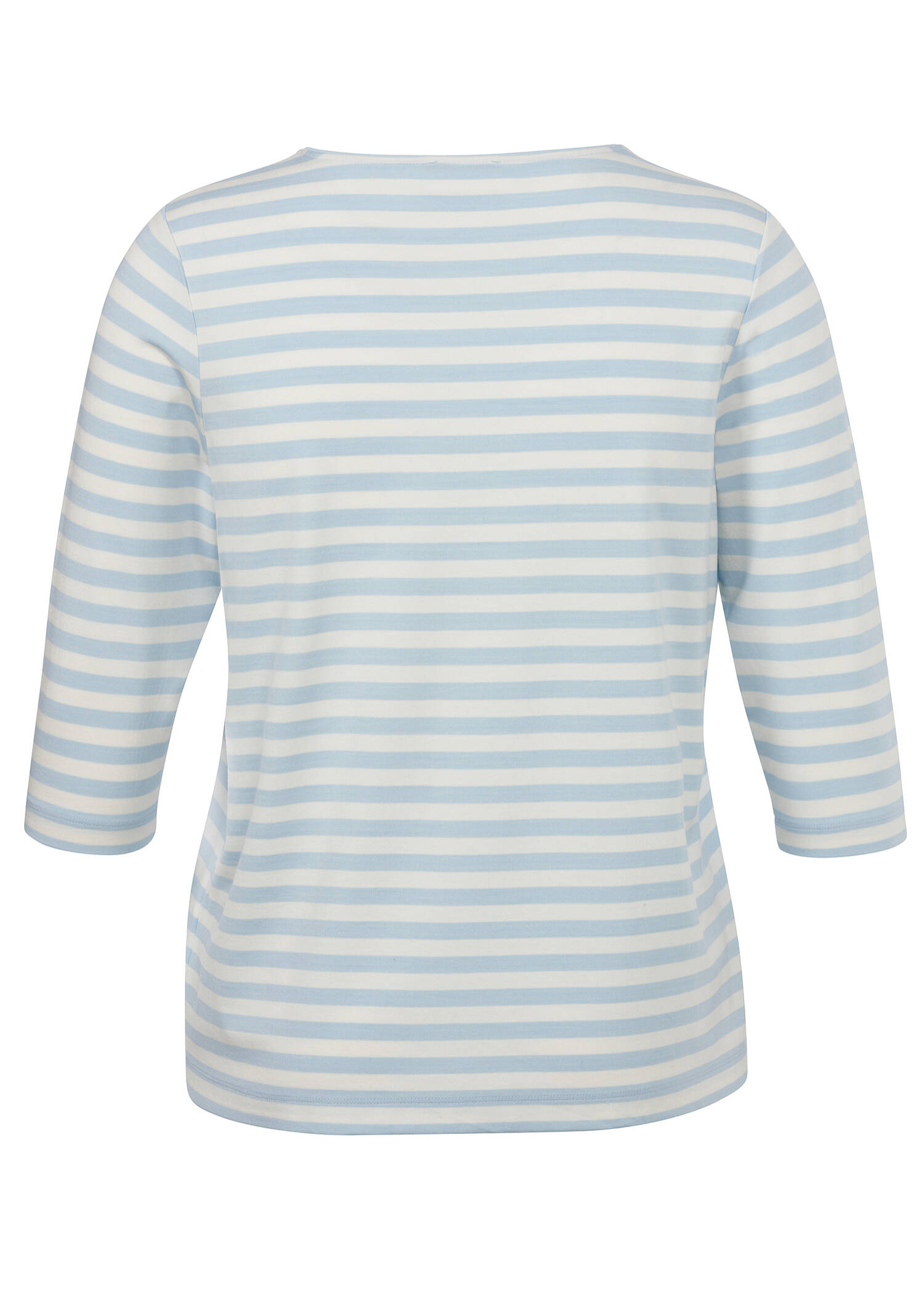 3/4-Arm-Shirt mit Streifen /