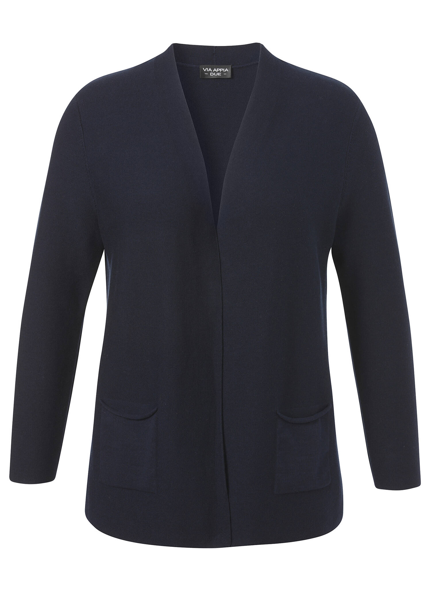 Feinstrickjacke aus softer Baumwolle offen /