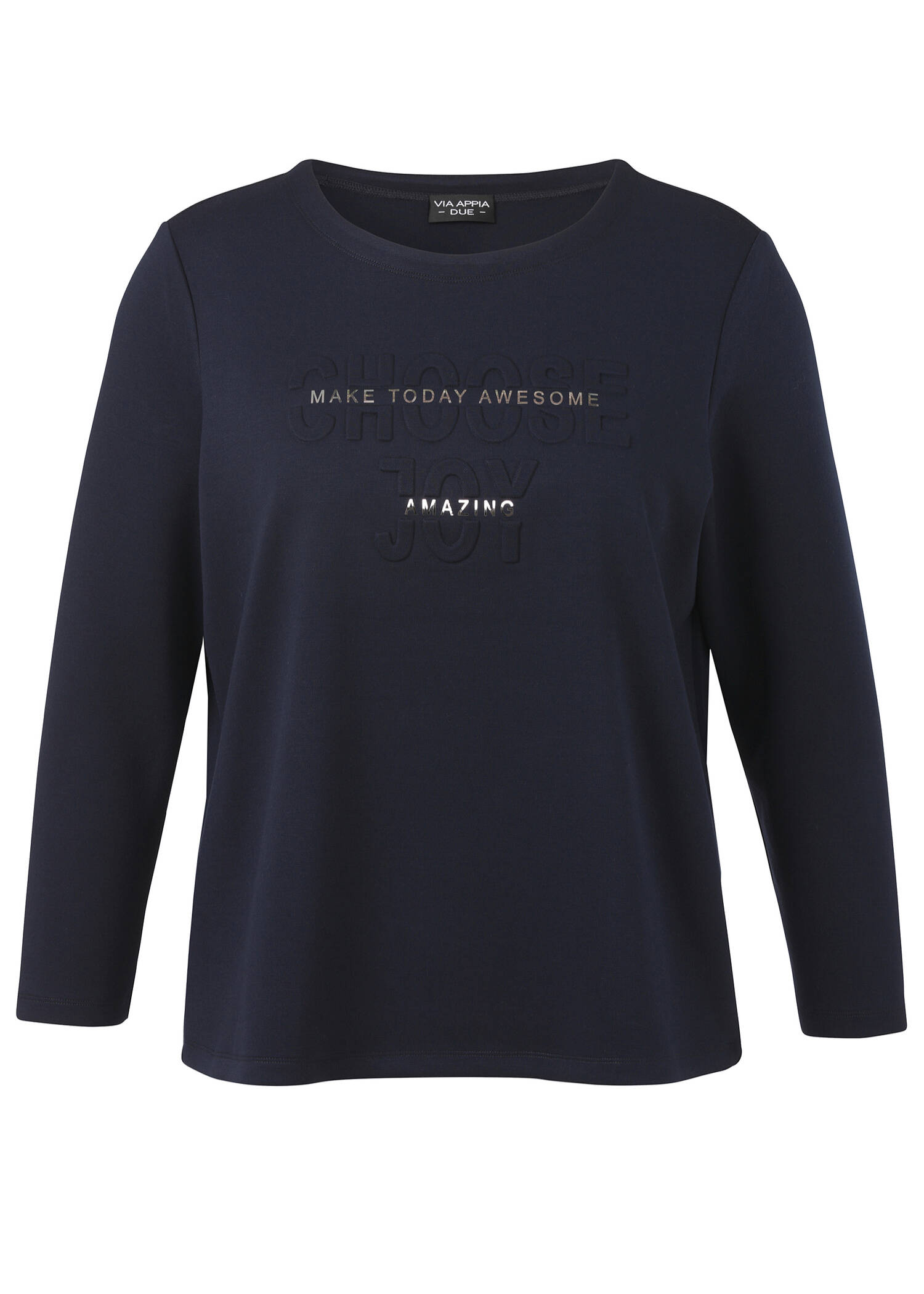 Kombistarkes Sweatshirt mit Statement-Motiv / 