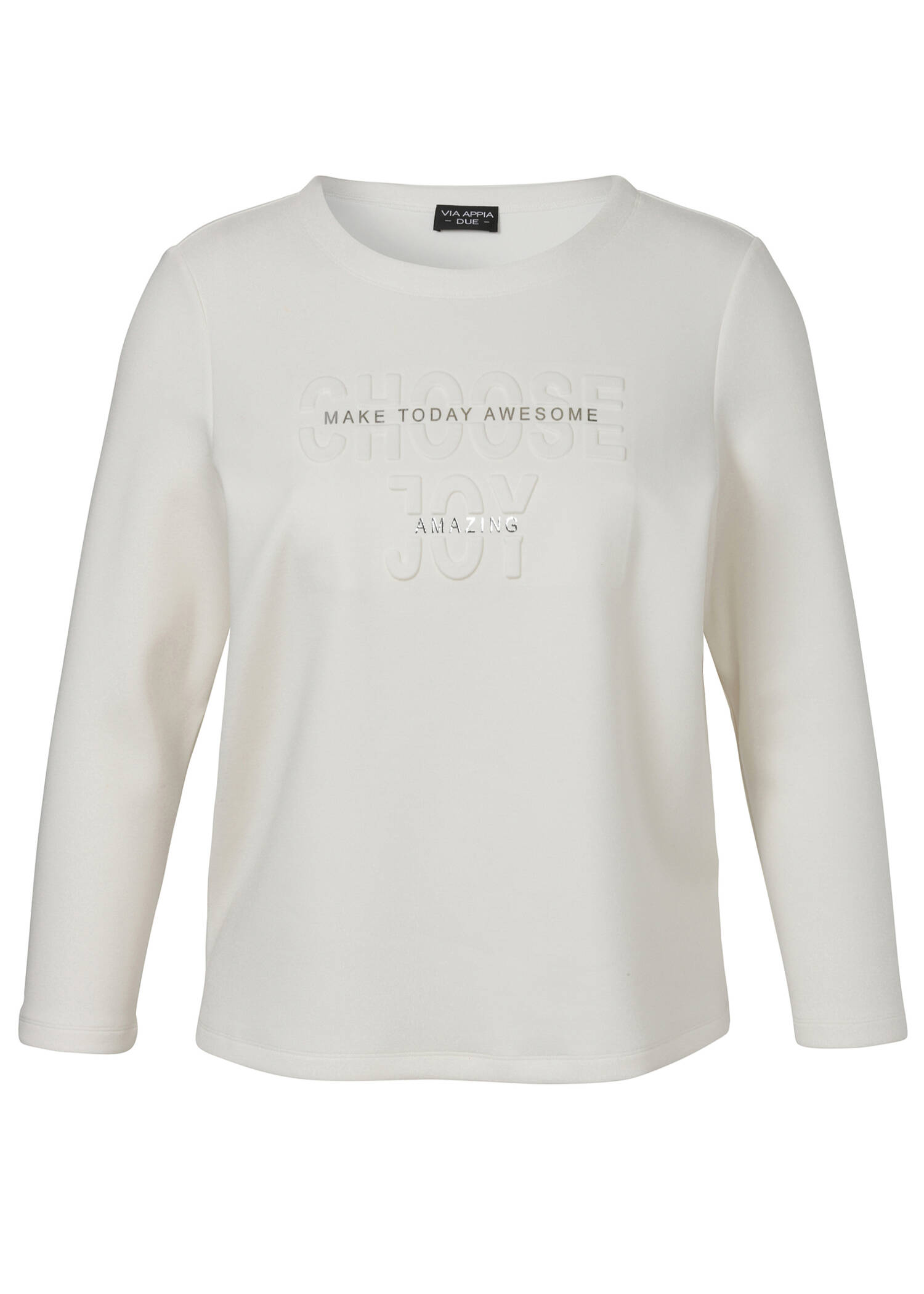 Kombistarkes Sweatshirt mit Statement-Motiv / 