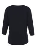 Supersoftes 3/4-Arm Shirt Marine mit Frontmotiv / 