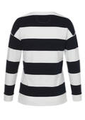 Maritimes Streifen Sweatshirt / 