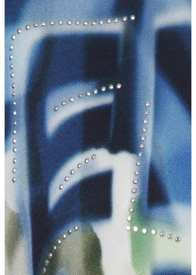 Blusenshirt mit Front-Print Multicolor / 