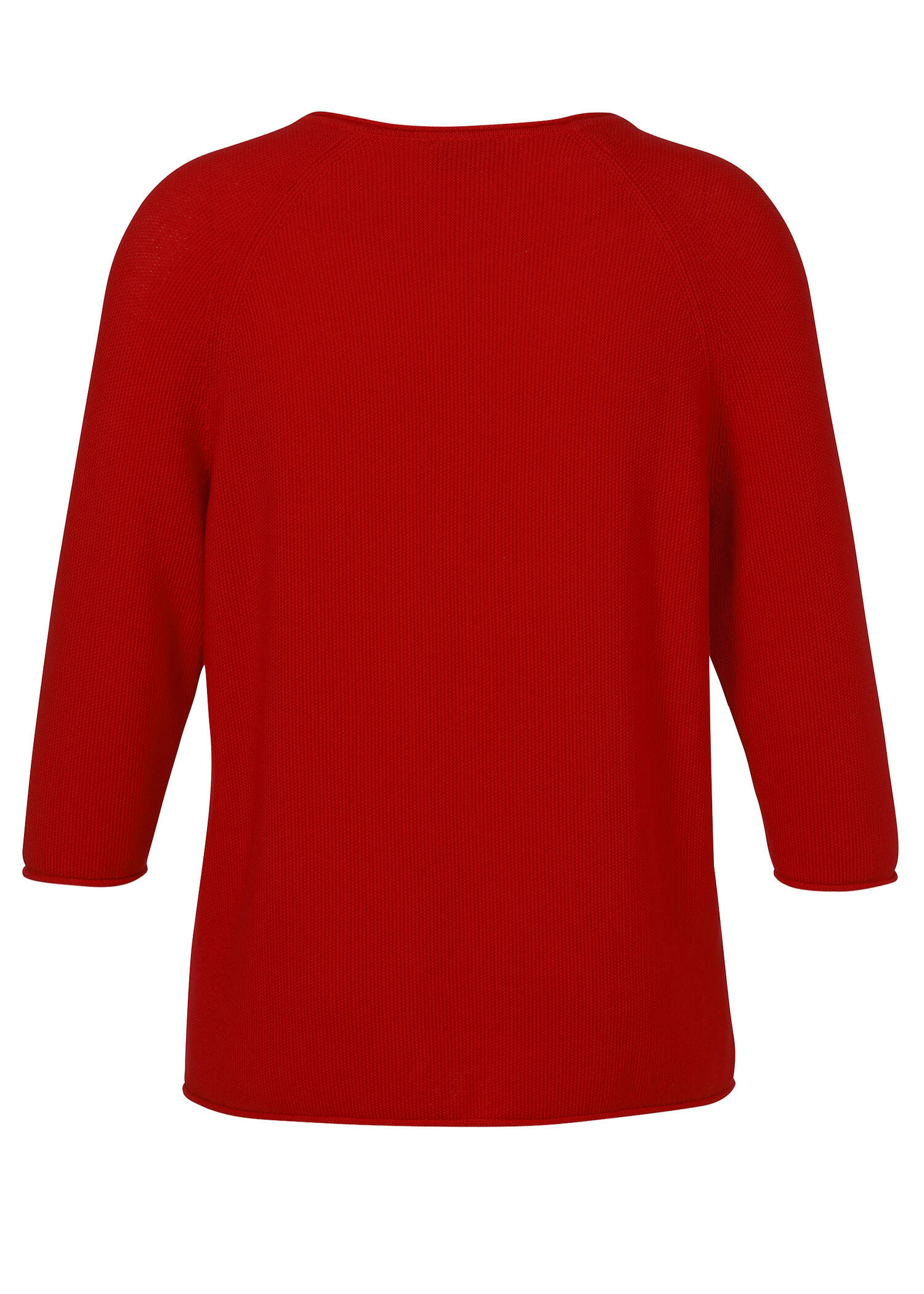 Softer 3/4-Arm Baumwoll-Pullover / 