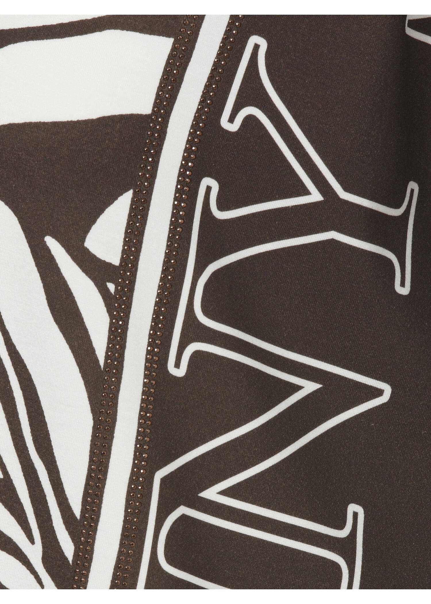 Viskose-Jersey Shirt mit Front-Print / 