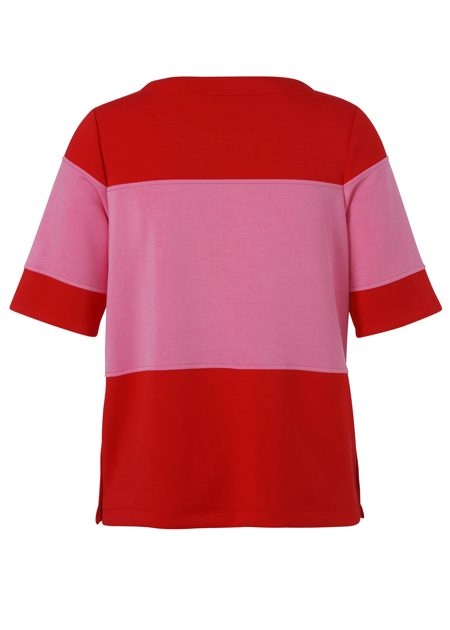 Halbarm-Sweatshirt Bicolor / 